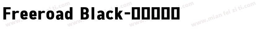 Freeroad Black字体转换